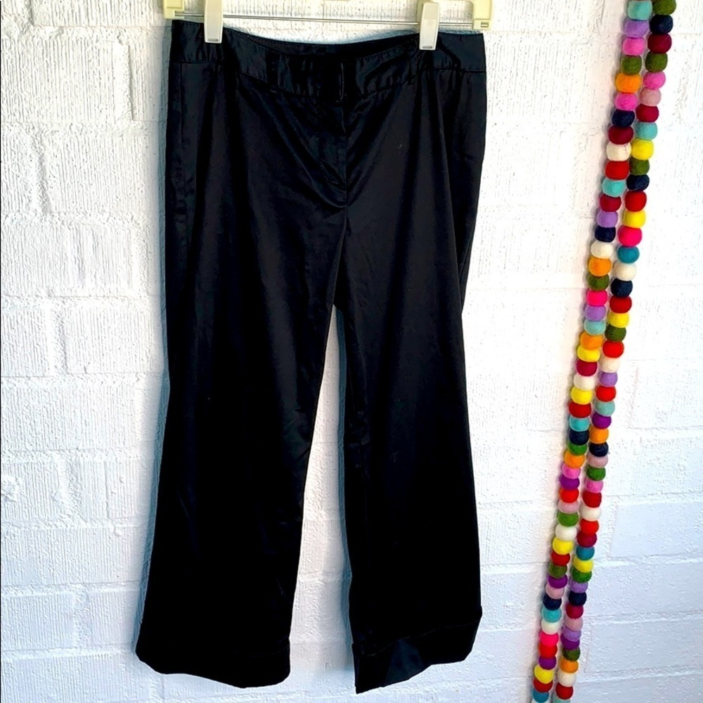 The Limited Stretch Black Trouser Wide Leg Pants sz 4